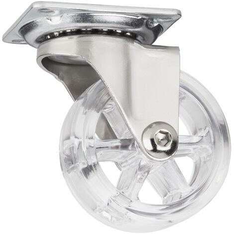 SO-TECH Design Möbelrolle RAPID Rollen-Ø 50 mm transparent Tragkraft 35 kg