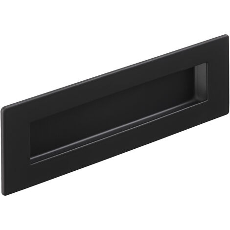 SO-TECH Einlassgriff EL-11 150 x 50 mm schwarz matt (doppelt pulverbeschichtet)