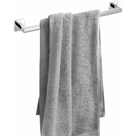 Porta asciugamani - Porta accessori con mensola Saeta in alluminio bia