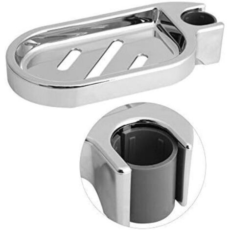 Soap dish, an adjustable shower soap dish for shower bar, silver