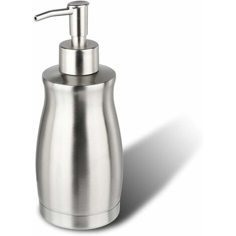 Soap Dispenser, Liquid Soap Dispenser Stainless Steel Washing Up Liquid Dispenser for Bathroom and Kitchen ( 400 ml )