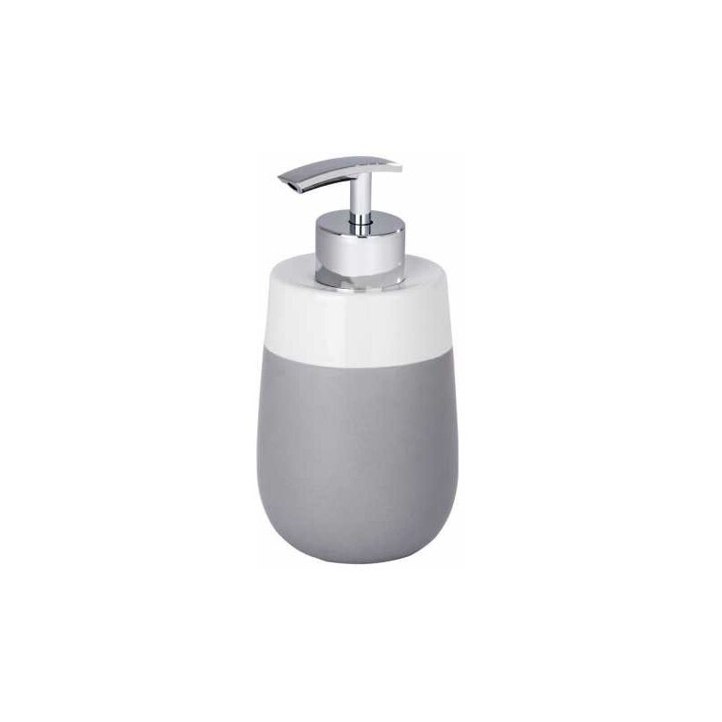 grey soap dispenser