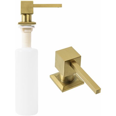 Soap dispenser REA Gold Brush square