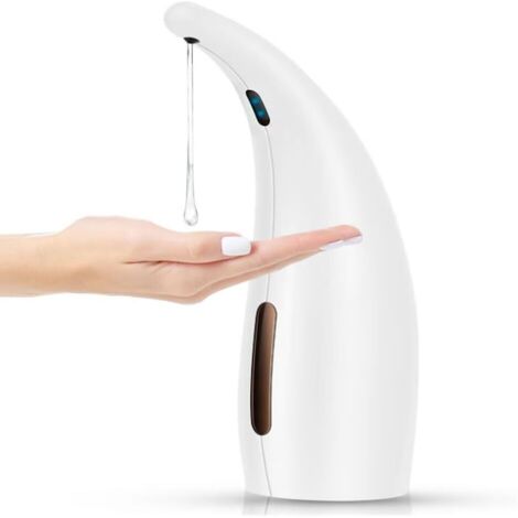 Soap Dispenser,Touchless Bath Kitchen Countertop Automatic Soap Dispenser with Infrared Motion Sensor,IPX6 Waterproof.Perfect for Bathroom and Kitchen（white）