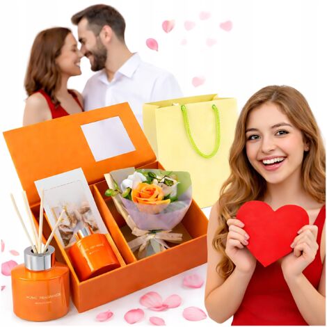 SOAP ROES GESCHENKSET DUFTDIFFUSOR VALENTINSTAG FRAUENTAG