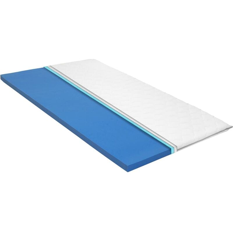 

Sobrecolchón Espuma Viscoelástica 6 cm 120x200 cm - Blanco - Vidaxl