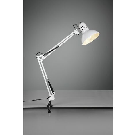 Sobremesa 1xE27 Con Clip Blanco Tajo Trio Iluminación