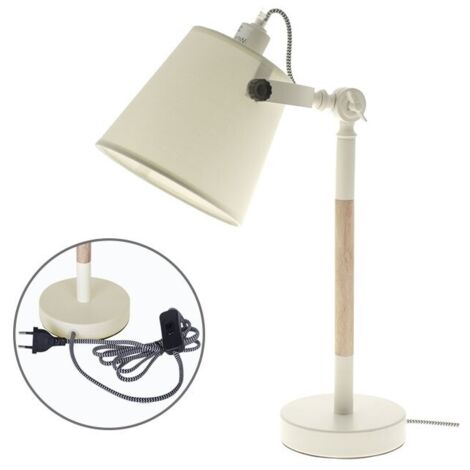 Sobremesa blanca modelo MORGANA de estilo noridco INTERLUSA