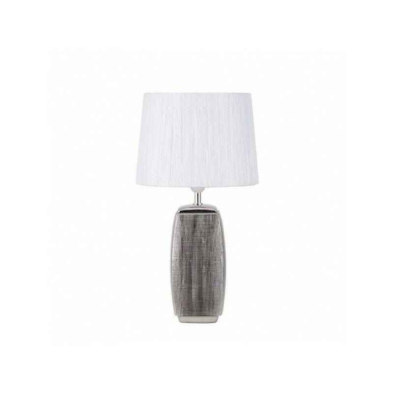 Fabrilamp - Lampe de table pour hall modèle SUCUPIRA argent