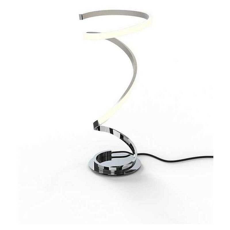

Sobremesa con led integrado 20w modelo HELIX cromo-plata - Mantra