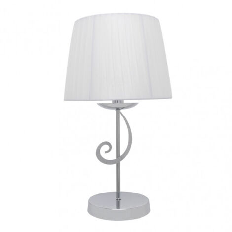 Sobremesa con pantalla modelo LUXOR Cromo 45x25x25 Cm Fabrilamp