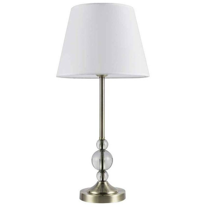 

Sobremesa dorada con pantalla tela modelo MARELA 1 luz - AJP