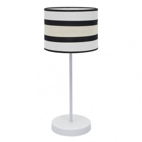 Sobremesa Grand. Karla 1xe27 Blanco/beis 61x25x25 Cm