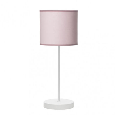 Sobremesa Ibor 1xe14 Blanco/rosa 42x17x17 Cm marca FABRILAMP