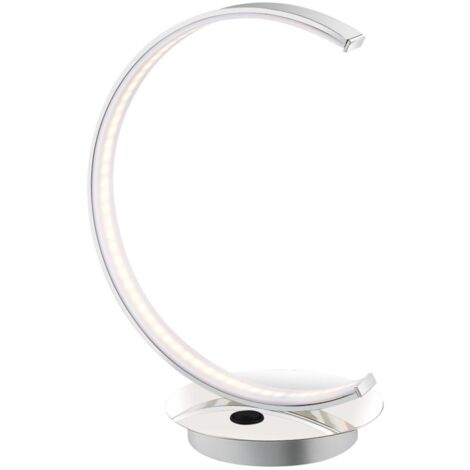 Sobremesa led modelo Uber acabado cromo 27 cm(alto)13 cm(ancho)20 cm(largo)