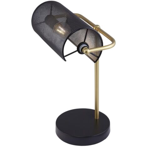 Sobremesa modelo Geranio en color negro y dorado 45 cm(alto)26 cm(ancho)24 cm(fondo)