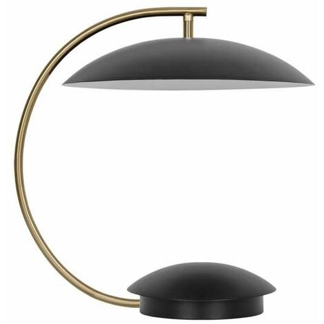 Sobremesa modelo Nanda acabado negro/cuero, 30cm(ancho) 36cm(alto) 30cm(fondo).