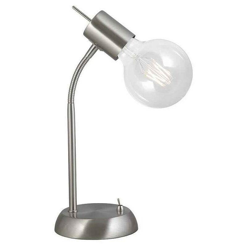 

Sobremesa para bombilla decorativa TENOR niquel - Alemar