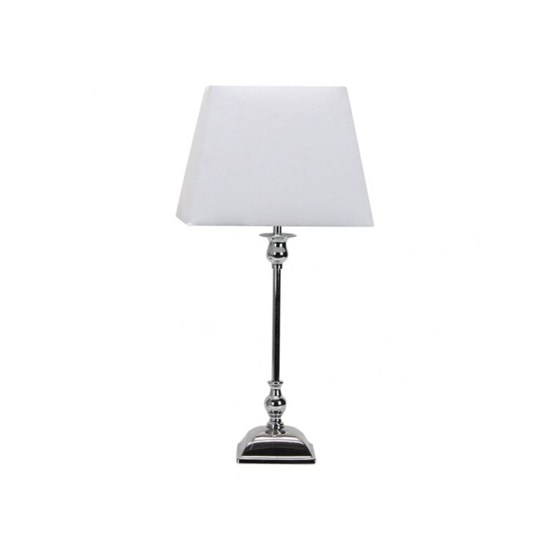 Akunadecor - fabrilamp Lampe à poser Percasol E27 Chrome White