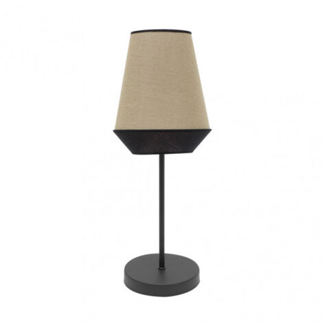 Sobremesa Saco/negro modelo Campana 1xE14 FABRILAMP