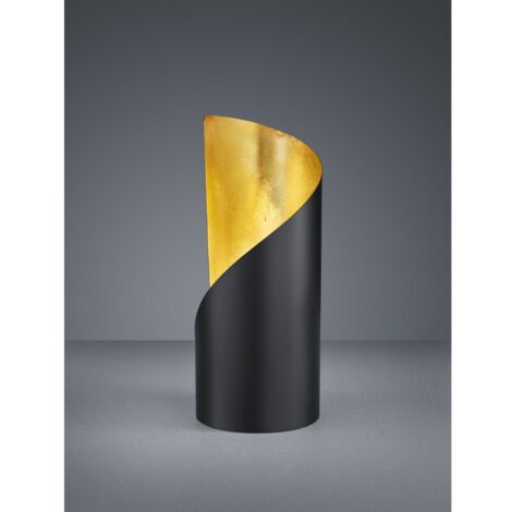 Sobremesa Sobremesa 1xE14 Frank Negro Y Oro Ø10 cm Trio Lighting