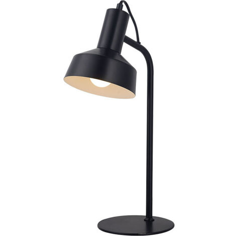 Sobremesa vintage modelo LEANA negro de 1 luz Interlusa