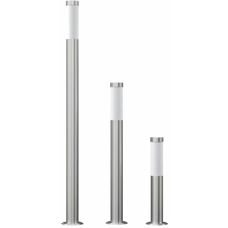 

Sobremuro, baliza de jardin, Rvs E27 230V, 3 unidades
