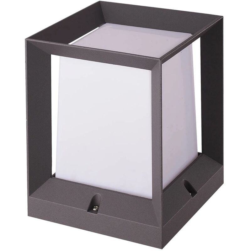 

SOBREMURO EXTERIOR SNOWDROP 22CM E27 ANTRÁCITA - Lúzete