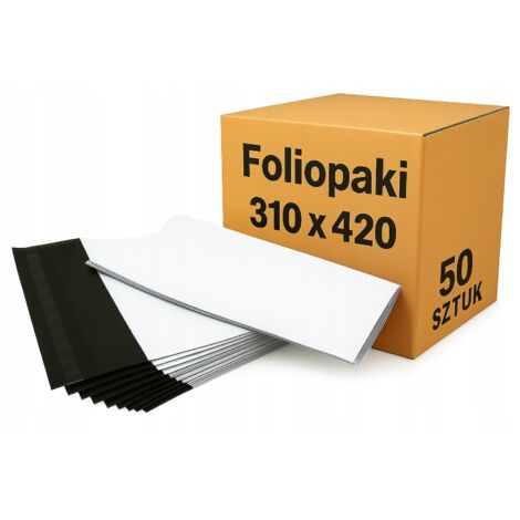 Sobres de aluminio para mensajería de 310 x 420 mm, 50 unidades, sobres de aluminio blanco resistente, tamaño A3, 50 unidades