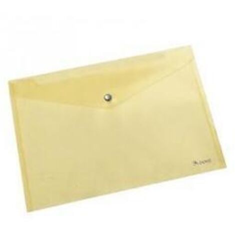 SOBRES POLIPROPILENO BROCHE AMARILLO FOLIO APAISADO 360X255 DOHE 91480