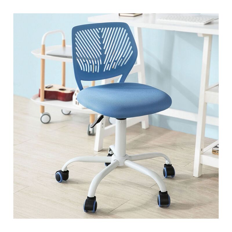 Adjustable Swivel Office Chair Desk Chair Study Chair,FST64-BL - Sobuy