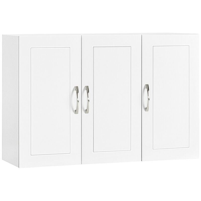 Armadietto Pensile Da Bagno Mobile Da Parete Per Il Cucina 3 Ante 9...