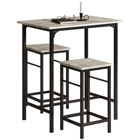 SoBuy Wood Kitchen Patio Dining Furniture,Table & Stools,OGT10-N