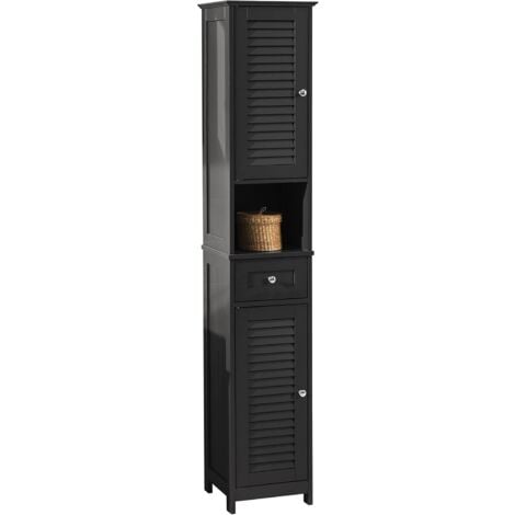 SoBuy Bathroom Tall Cabinet Bathroom Storage Cabinet,FRG236-DG