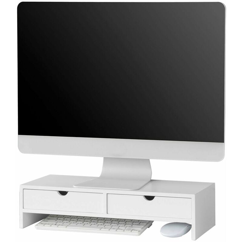 Pantalla Soporte para Monitor, Soporte de Sobremesa, ergonómico para Universal Monitor BBF02-W Sobuy es