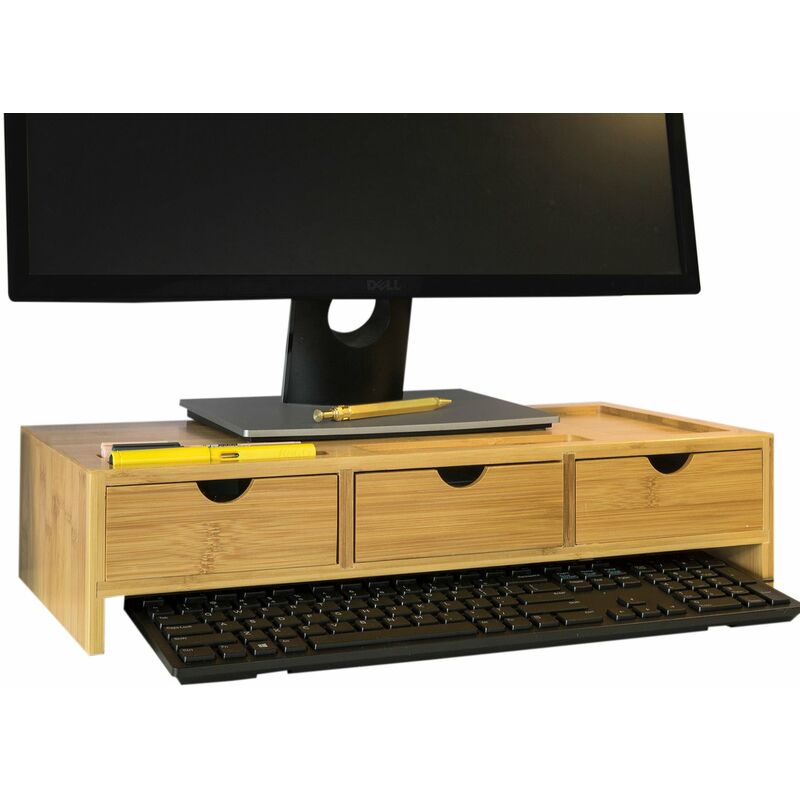 

SoBuy BBF03-N Pantalla Soporte para Monitor, Soporte de Sobremesa, ergonómico para Universal Monitor, ES