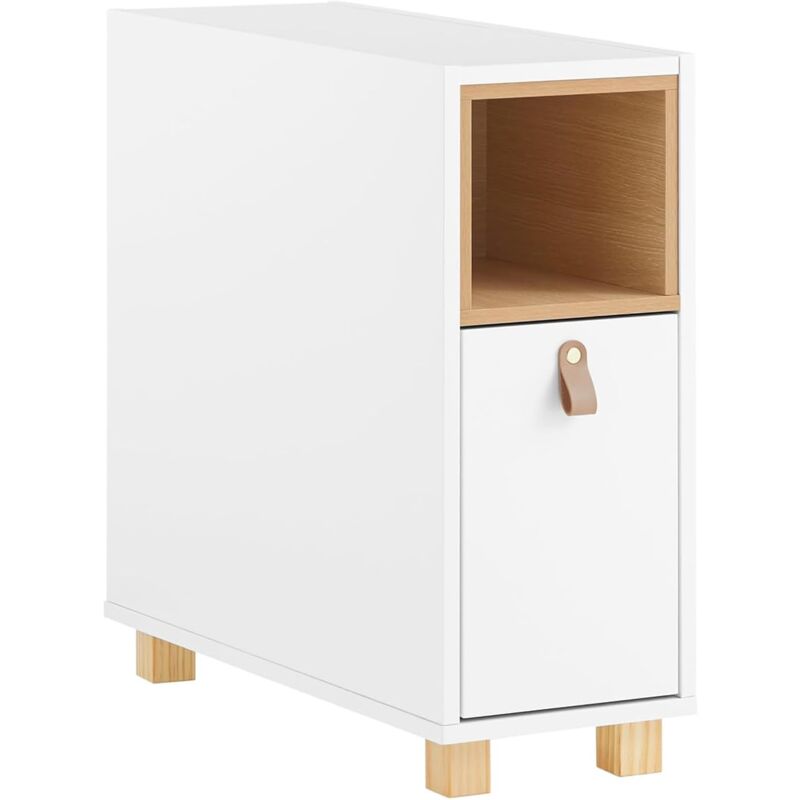 SoBuy Bout de Canapé, Table d'Appoint, Table Basse Multifonctionnelle , Table de Chevet avec Dessus Rabattable et Tiroir, pour Salon, Chambre et