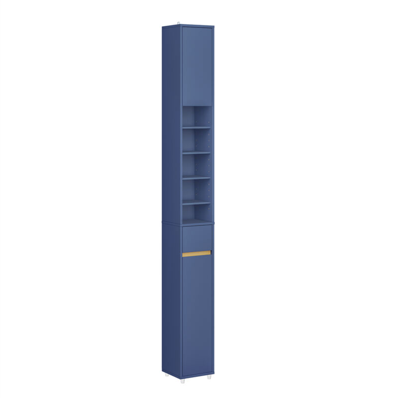 Sobuy Colonna Bagno Stretta Mobile Bagno Idrorepellente, Alto Con R...