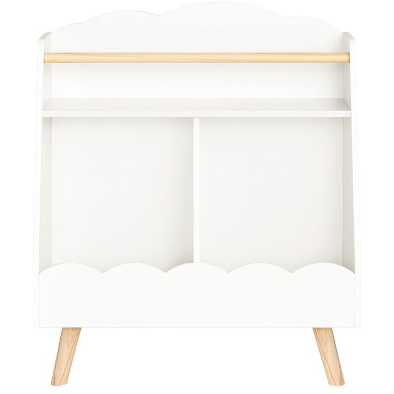Sobuy - Children Kids Bookcase Bookshelf Toy Shelf Storage Shelf, kmb100-k-w