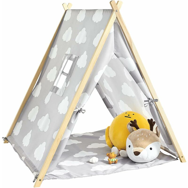 Children Kids Play Tent Playhouse with Floor Mat,OSS02-F01 - Sobuy