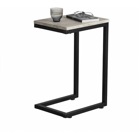 SoBuy FBT44-HG Table d'Appoint Moderne Table Basse Bout de canapé à café Gris Clair