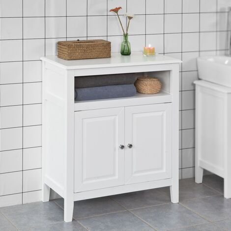 So Free Bathroom Standing Cupboard Storage Cabinet White Wood Standing Cupboard Storage Cabinet