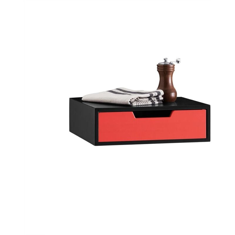 FRG179-R Boîte de Rangement à Tiroir pour Capsules de Thé et Café Boîte à Capsules de Café, Boîte à Thé, Boite de Rangement Dosettes, en Bambou, pour