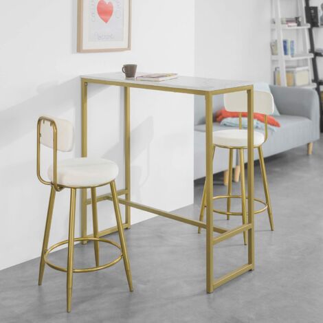 SoBuy Kitchen Breakfast Bar Table Dining Table Coffee Bar,FSB34-G