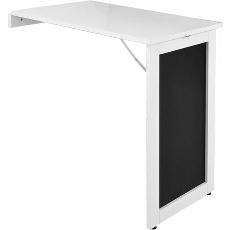 SoBuy Kitchen Restaurant Wall-mounted Folding Table Desk with Blackboard,FWT20-W