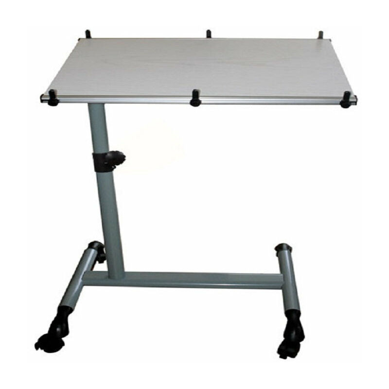 

SoBuy® mesa auxiliar con ruedas, mesas de centro, mesas para portatiles, mesitas de noche, FBT07N-W(blanco/L52*P33*A61.5-85cm),ES