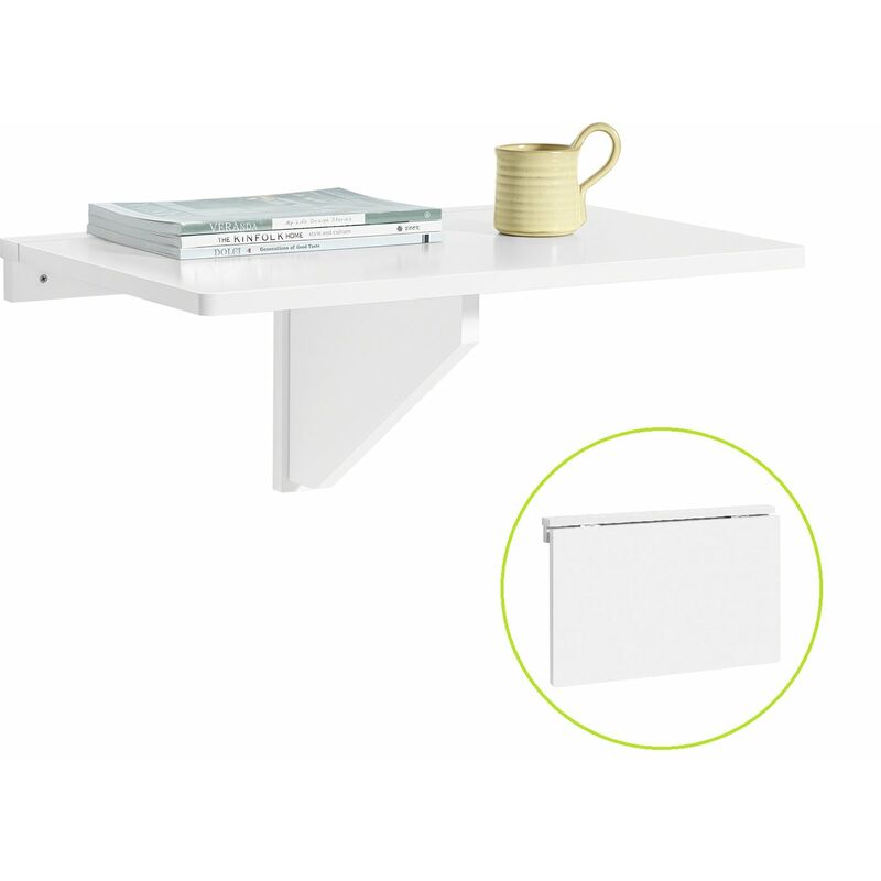 

® Mesa plegable de pared,mueble infantil,mesa para portátil, mesa para comer, escritorio,FWT03-W.ES - Sobuy