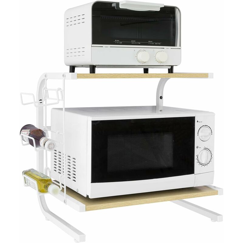 SoBuy Mikrowellenhalter, Regal, Küchenregal, Miniregal,FRG092-N