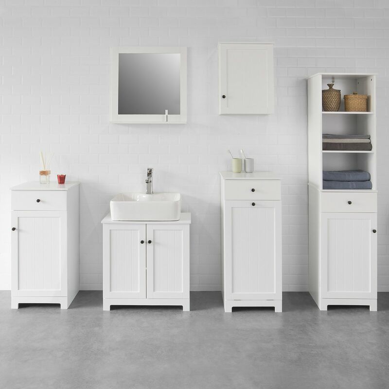 Colonna Bagno Con Cesto Portabiancheria.Sobuy Mobile Porta Biancheria Per Bagno Con Cassetto E Cesto Biancheria Sporca L40 P38 A90cm Bianco Bzr21 W