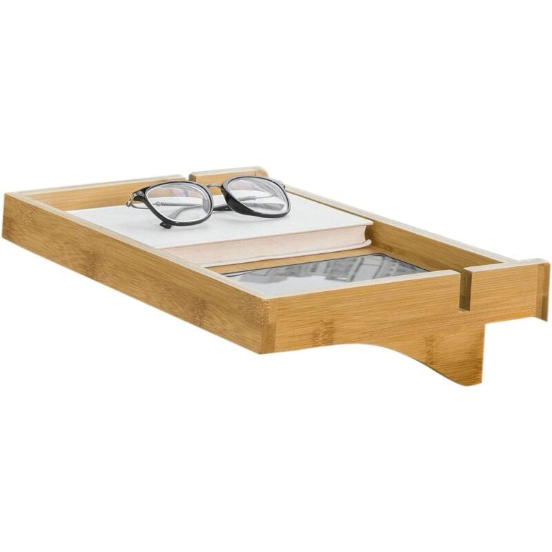 Petite Table de Chevet Étagère Suspendue en Bambou Table de Nuit,SoBuy® NKD01-N